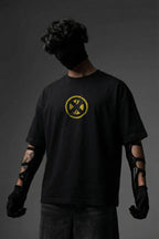 TEEYATRA  Wolverine Oversized Graphic T-Shirt – 240 GSM Premium French Terry | DTF Back Print