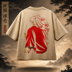Teeyatra Yoriichi Tsugikuni Oversized T-Shirt – 240 GSM French Terry