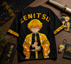 Teeyatra Zenitsu Thunder Oversized T-Shirt