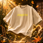 Zenitsu Agatsuma "Thunder Breathing" Oversized T-Shirt – 240 GSM French Terry