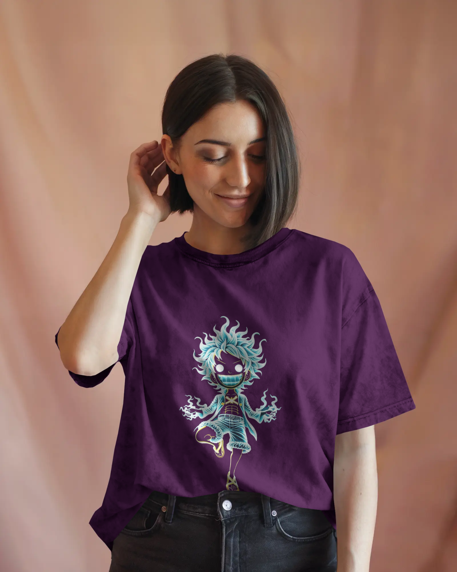 Unleashed Joy Boy Unisex Oversized Classic T-shirt | Teeyatra | Anime