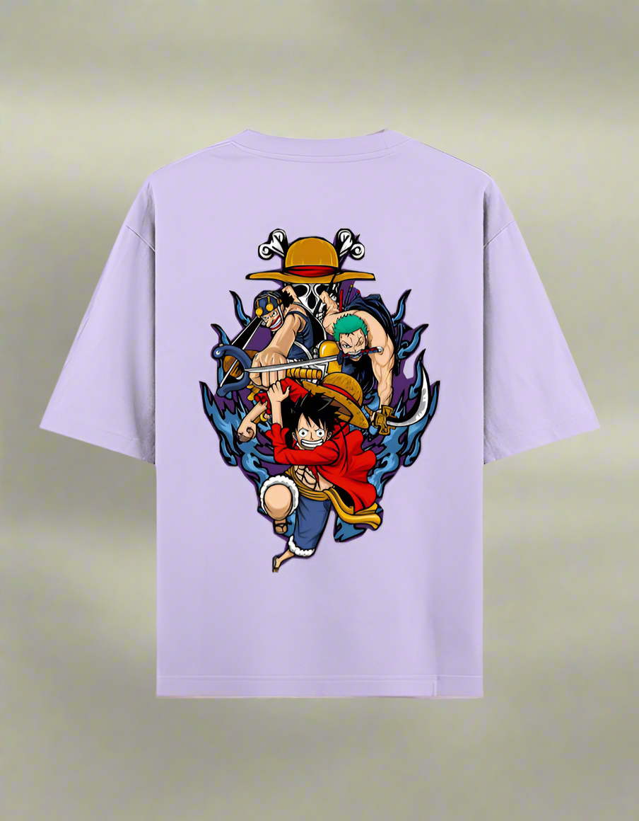 One Piece Inspired Graphic Anime Men's Oversized Classic T-shirt | Teeyatra