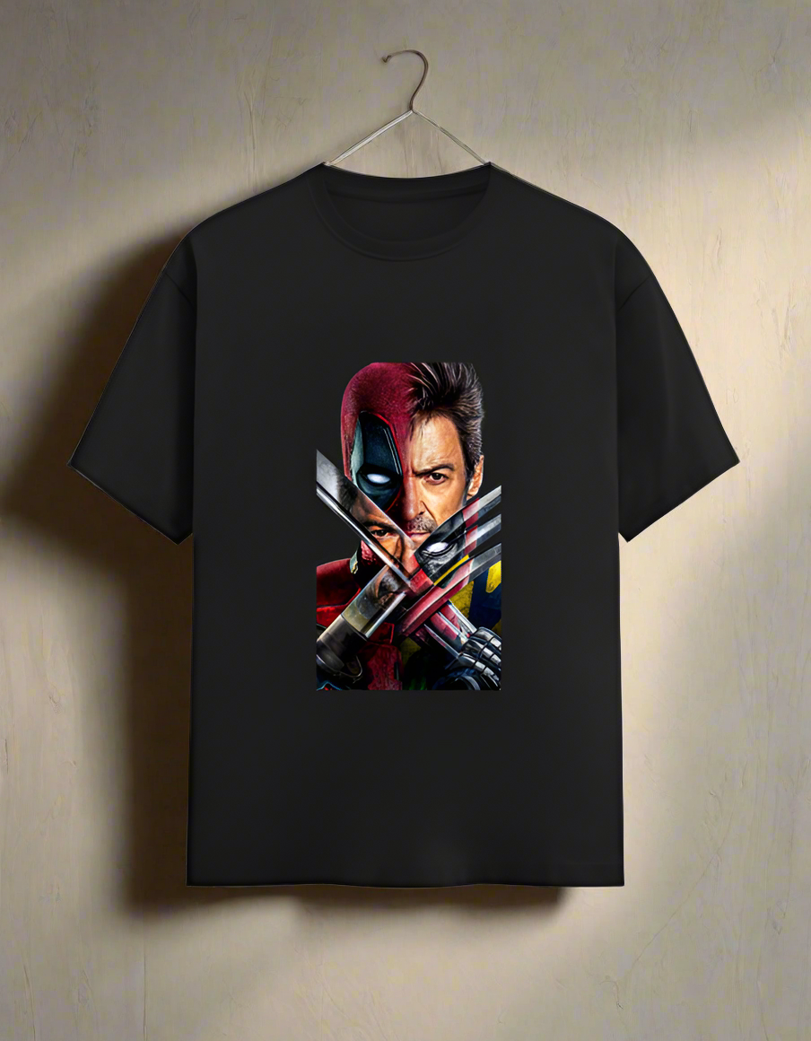 Marvel's Merc with a Mouth Meets the Best There Is Unisex Classic Crew T-Shirt | Teeyatra