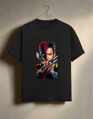 Marvel's Merc with a Mouth Meets the Best There Is Unisex Classic Crew T-Shirt | Teeyatra