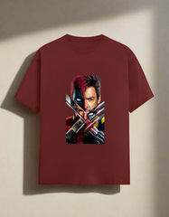 Marvel's Merc with a Mouth Meets the Best There Is Unisex Classic Crew T-Shirt | Teeyatra