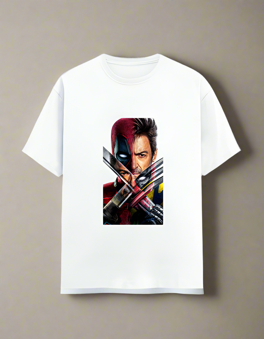 Marvel's Merc with a Mouth Meets the Best There Is Unisex Classic Crew T-Shirt | Teeyatra