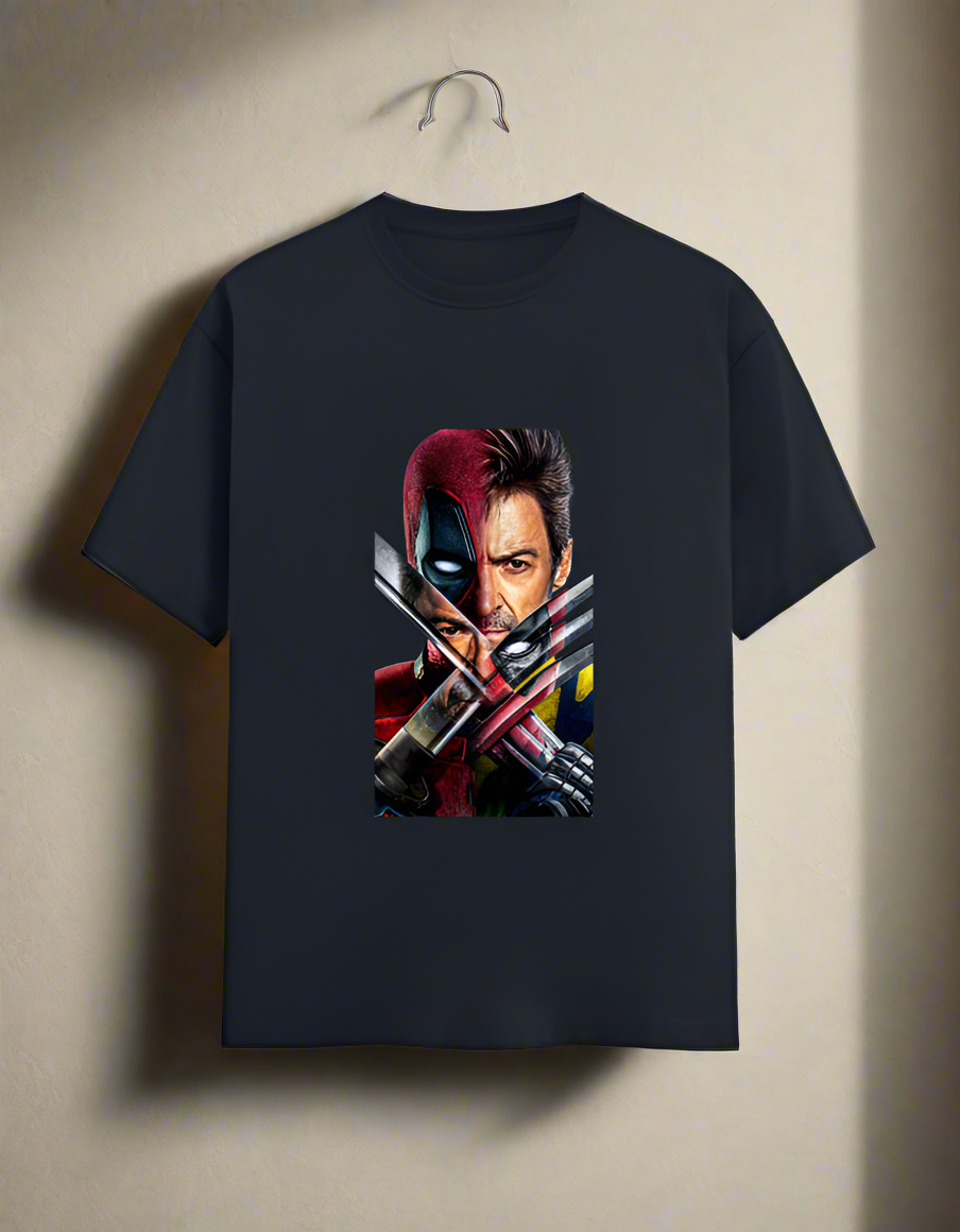 Marvel's Merc with a Mouth Meets the Best There Is Unisex Classic Crew T-Shirt | Teeyatra