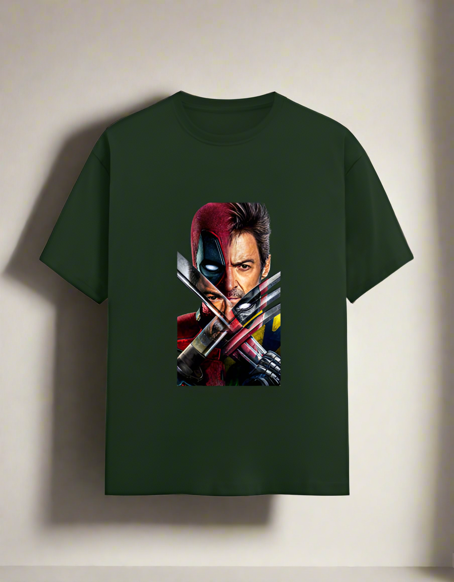 Marvel's Merc with a Mouth Meets the Best There Is Unisex Classic Crew T-Shirt | Teeyatra