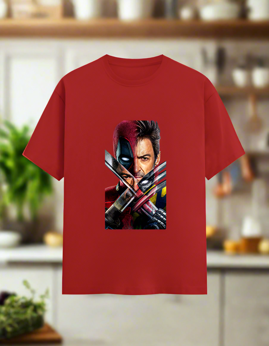 Marvel's Merc with a Mouth Meets the Best There Is Unisex Classic Crew T-Shirt | Teeyatra