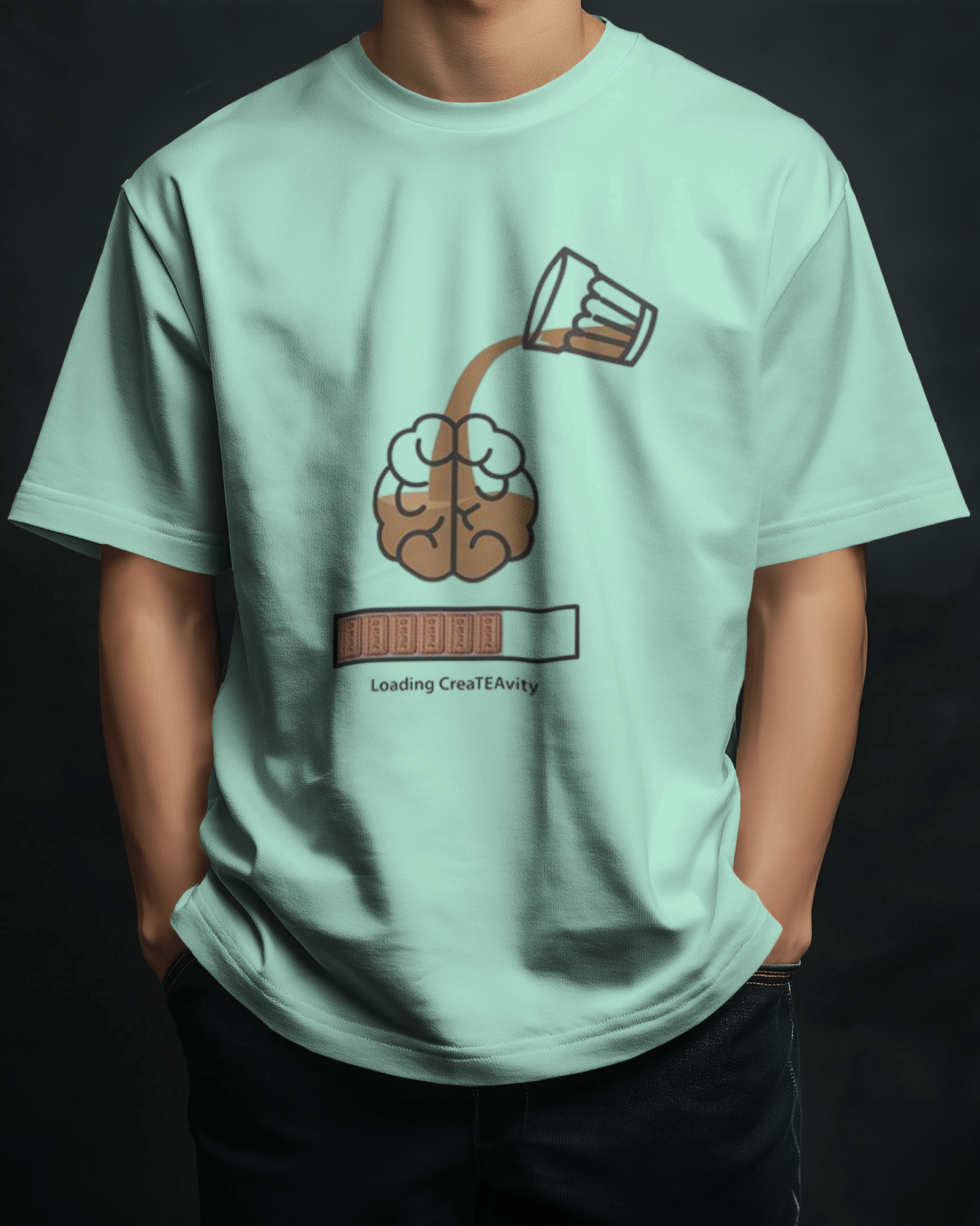Unleash Your Creativity Men's Stretch T-Shirt | Teeyatra | Abstract