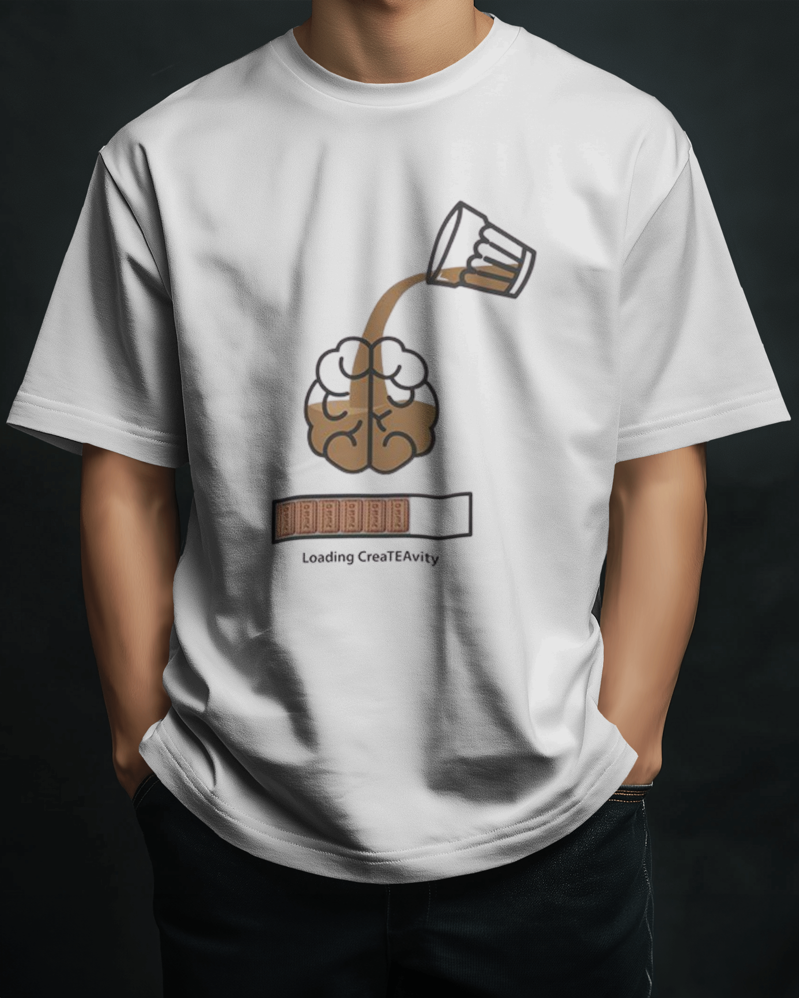 Unleash Your Creativity Men's Stretch T-Shirt | Teeyatra | Abstract