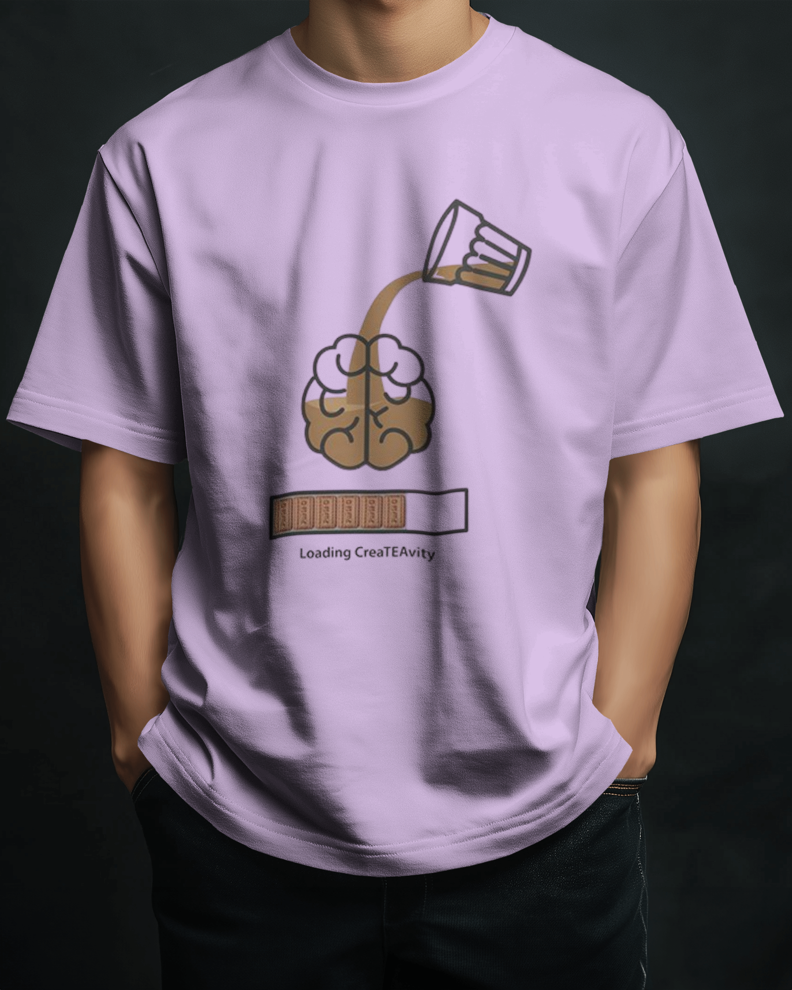 Unleash Your Creativity Men's Stretch T-Shirt | Teeyatra | Abstract