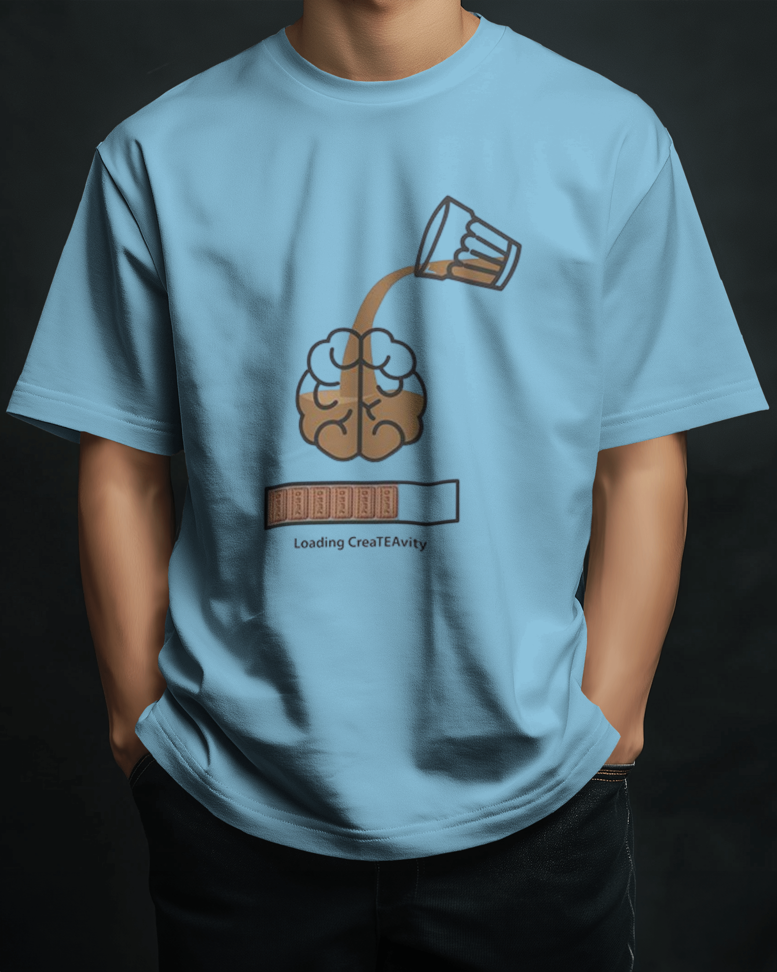 Unleash Your Creativity Men's Stretch T-Shirt | Teeyatra | Abstract