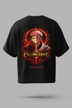 Culling Game Anime Oversized T-Shirt – 240 GSM French Terry | Premium DTF Print | Streetwear Black Tee