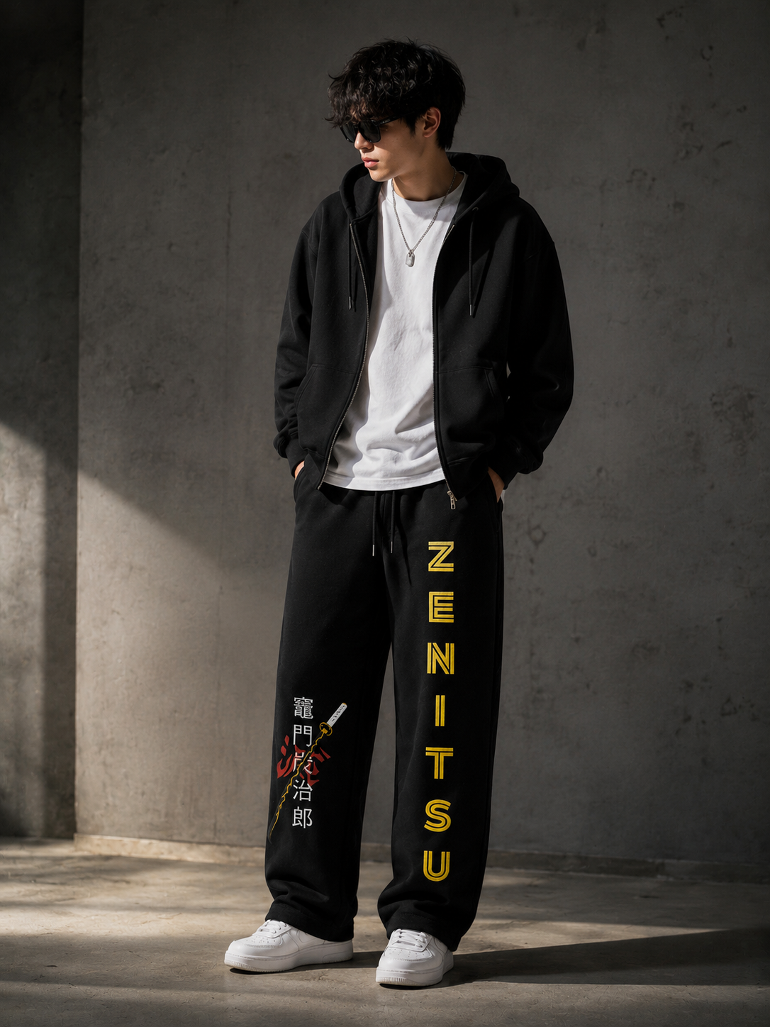 Teeyatra Zenitsu Premium Baggy Track Pant