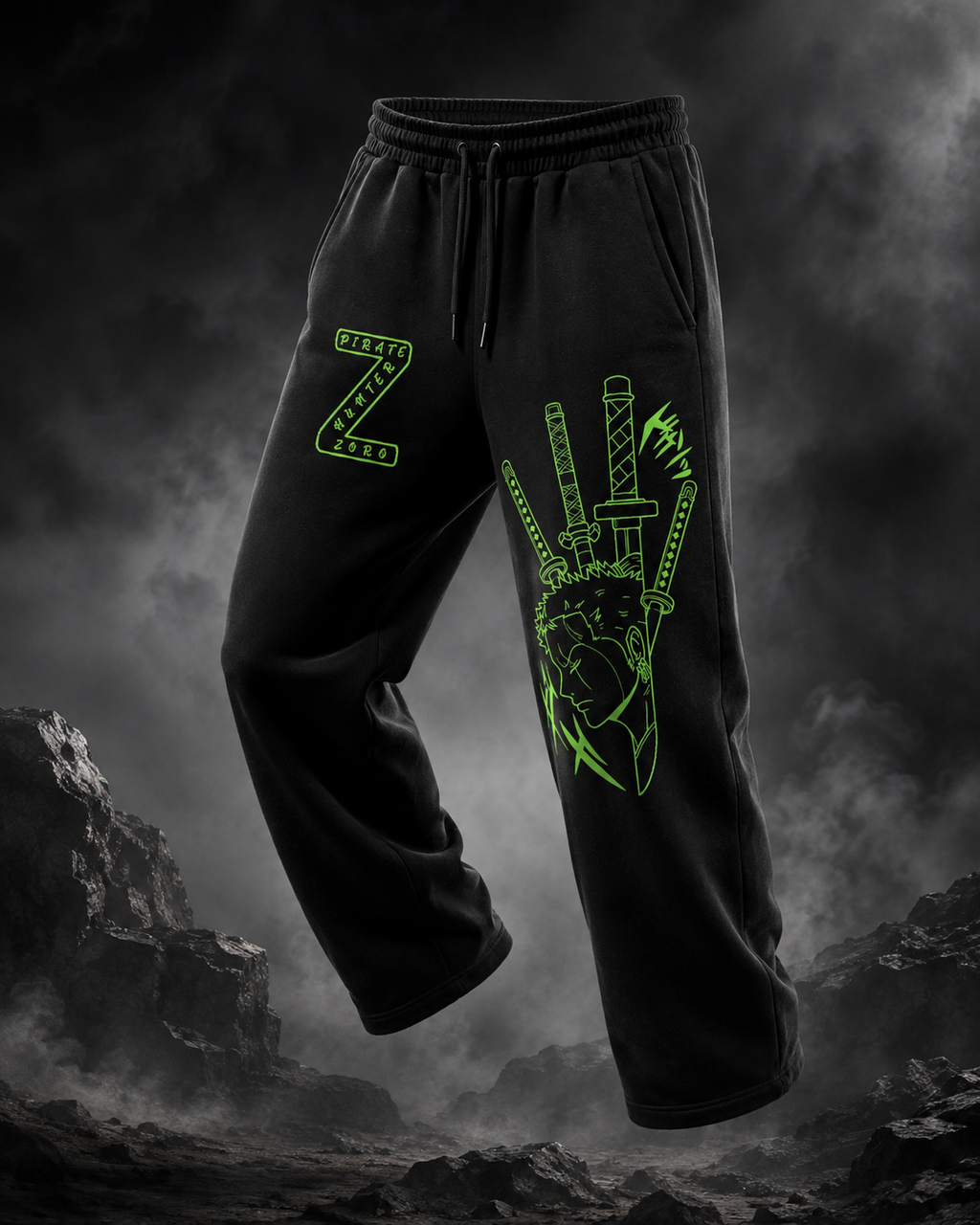 Teeyatra Zoro Swordsman Premium Baggy Track Pant