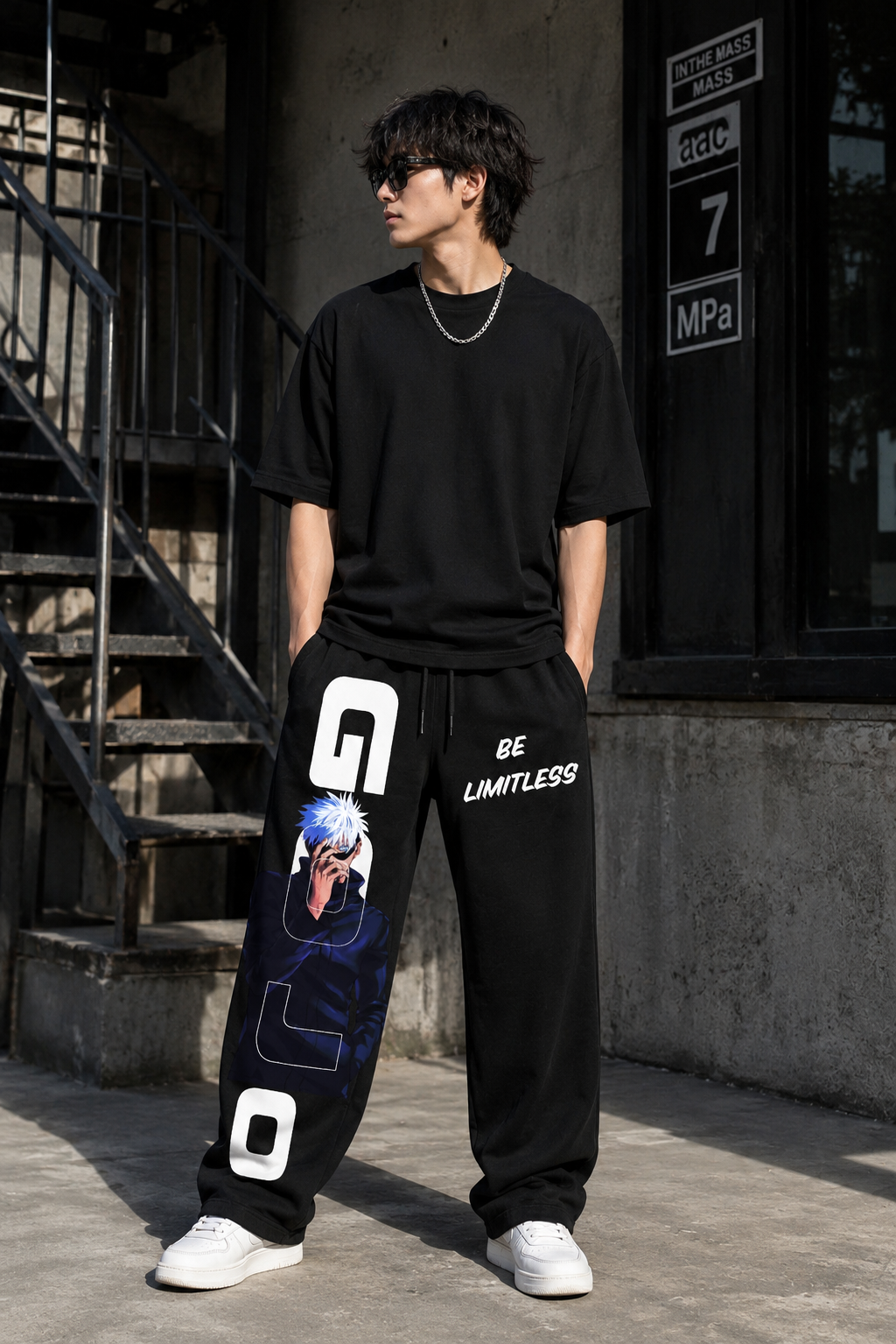 Teeyatra Gojo Limitless Premium Baggy Track Pant