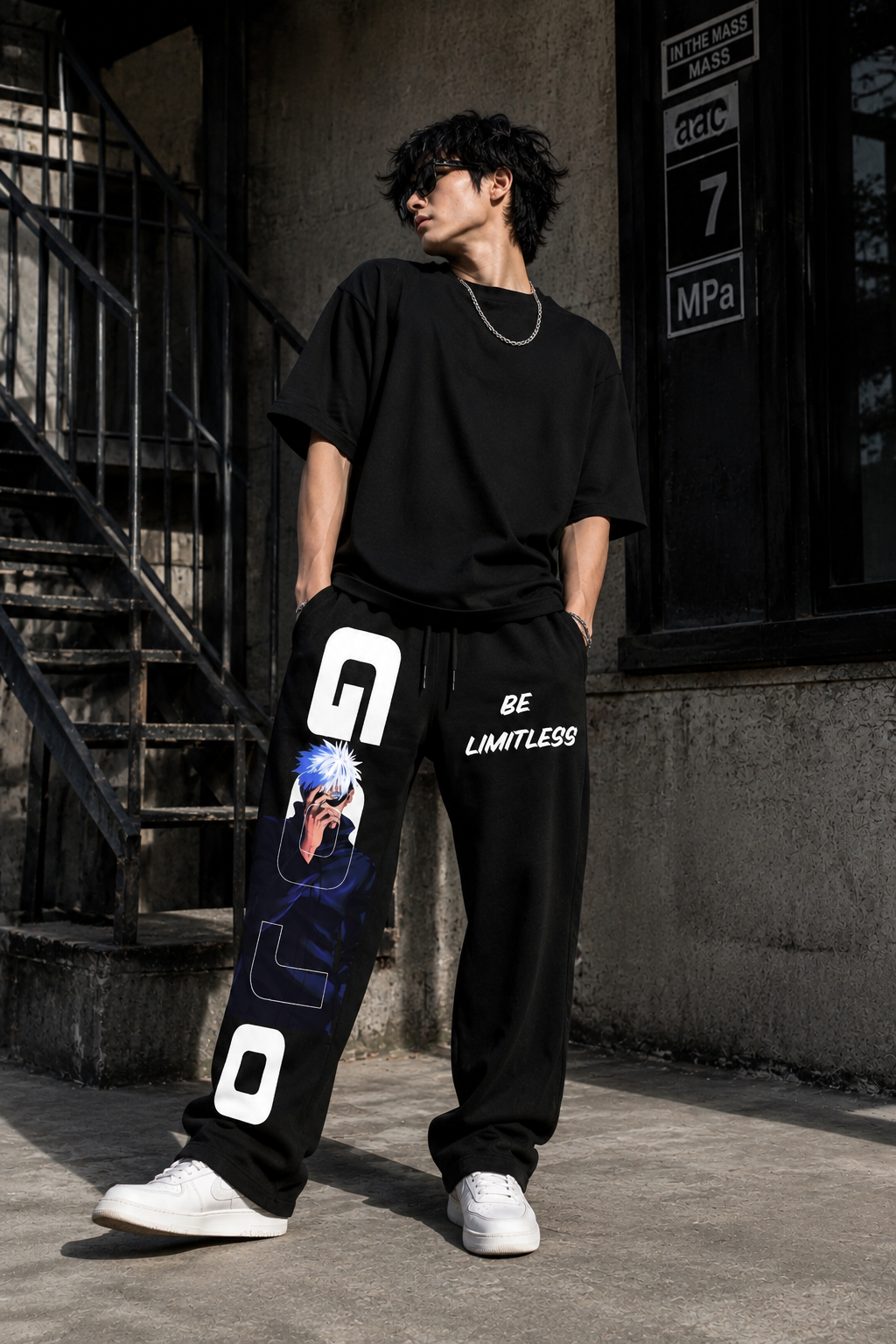 Teeyatra Gojo Limitless Premium Baggy Track Pant
