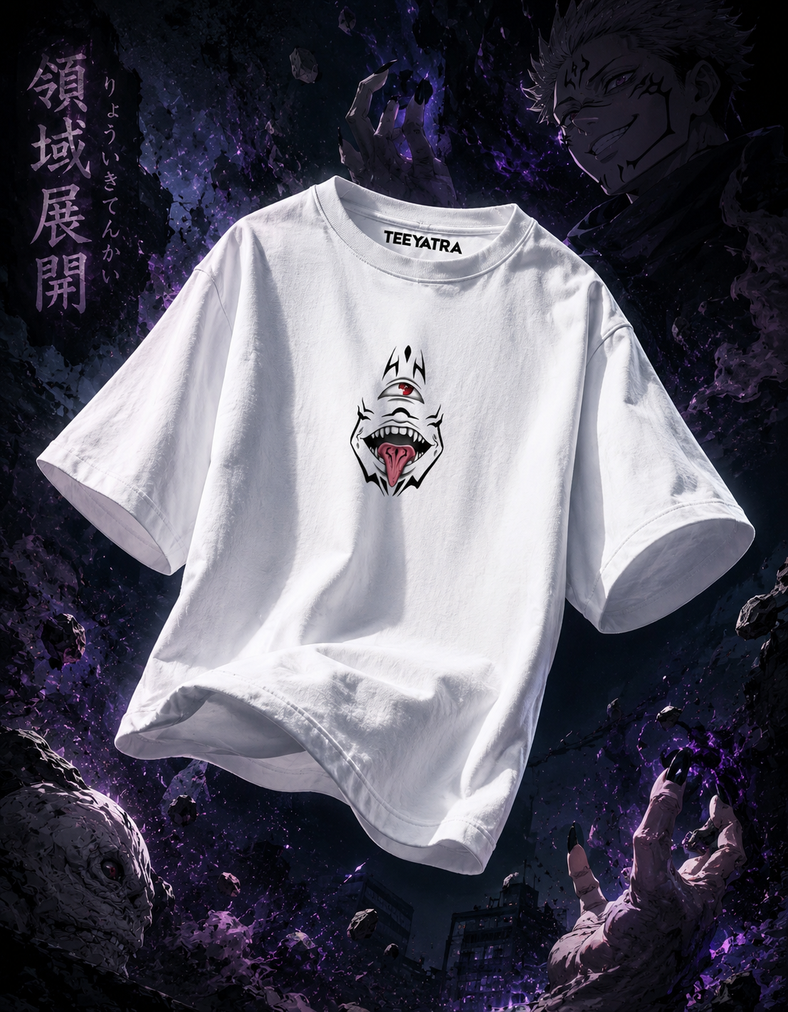 Teeyatra Sukuna Minimal Impact Oversized T-Shirt