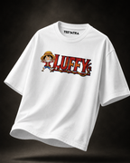 Teeyatra Luffy Pirate King Oversized T-Shirt