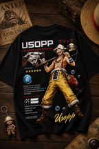Teeyatra Usopp Sharpshooter Oversized T-Shirt
