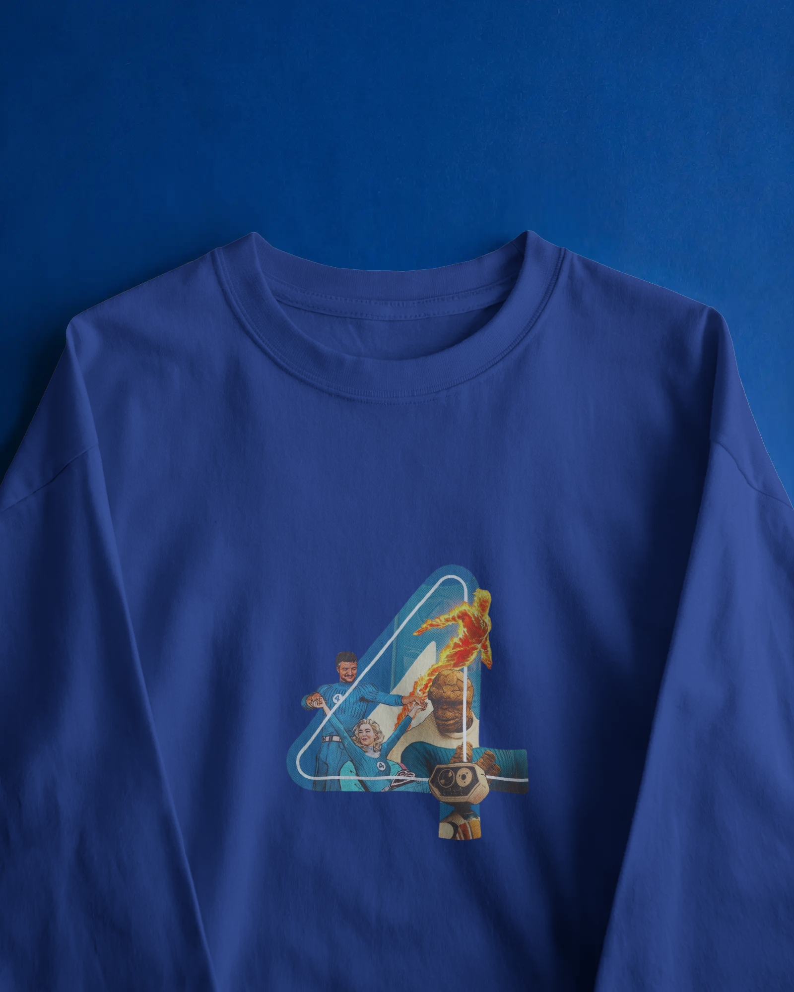 Marvel's Fantastic Four Team-Up Men's Full Sleeve T-Shirt | Teeyatra