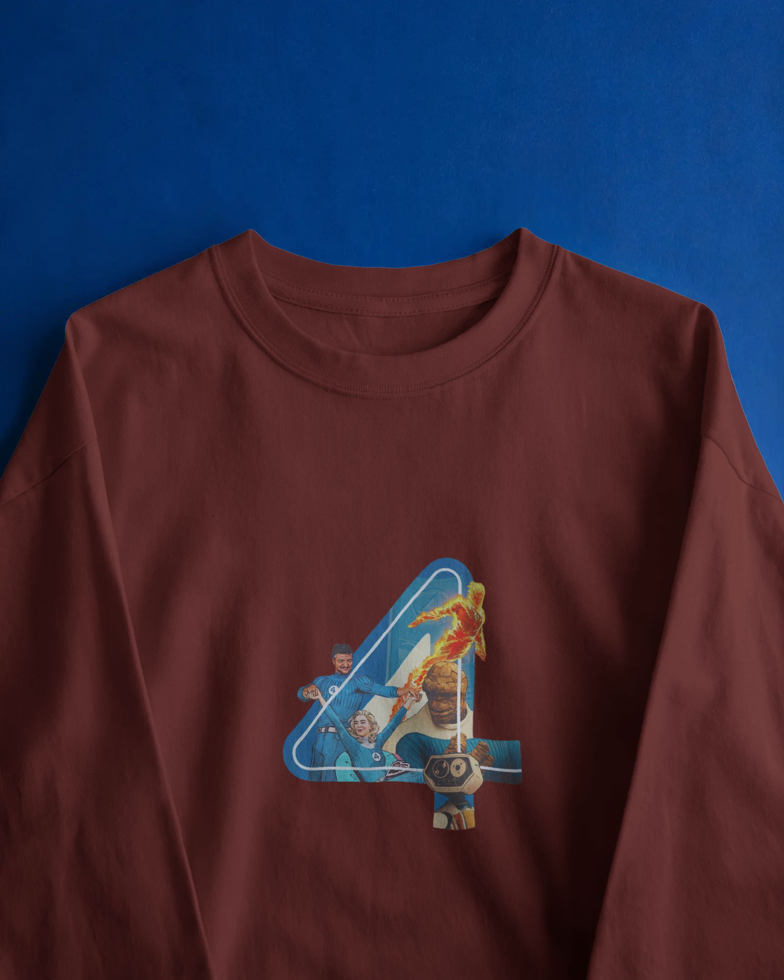 Marvel's Fantastic Four Team-Up Men's Full Sleeve T-Shirt | Teeyatra
