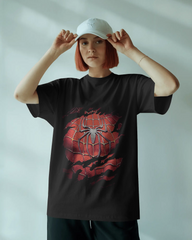 Unleash Your Inner Marvel Spider-Man Ladies Classic Crew T-Shirt | Teeyatra