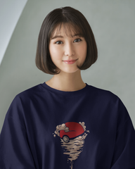 Naruto X Pokémon Crossover Ladies Oversized Classic T-shirt | Teeyatra | Anime