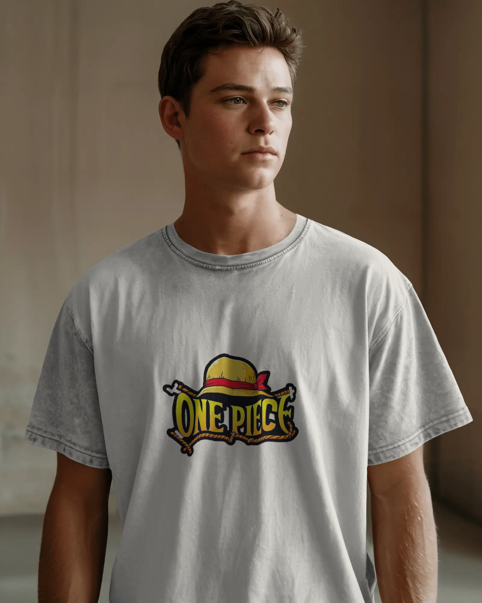 One Piece Inspired Graphic Anime Men's Oversized Classic T-shirt | Teeyatra