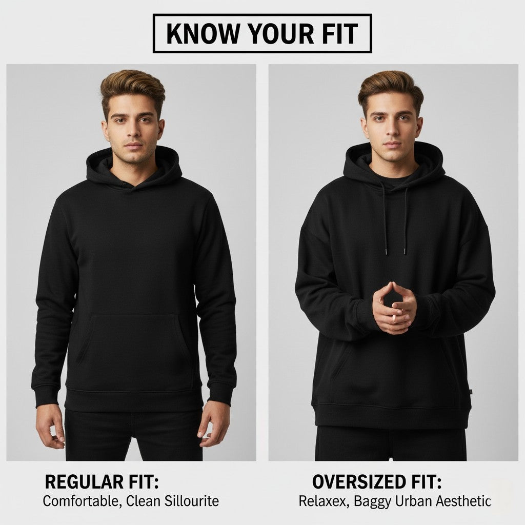 Just Vibing Back Bencher Oversized Hoodie | Teeyatra