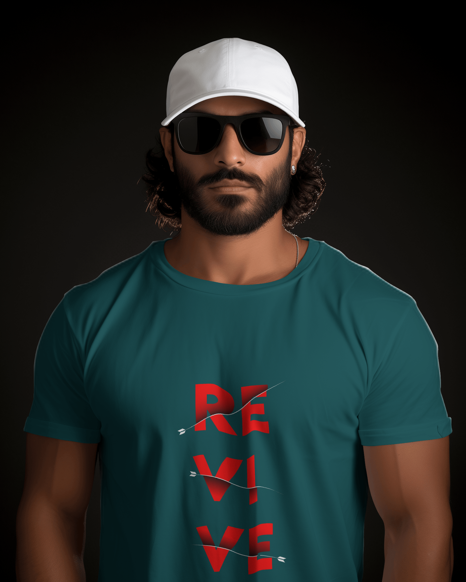 Everyday Casual Revive Men's Classic Crew T-Shirt | Teeyatra | Abstract