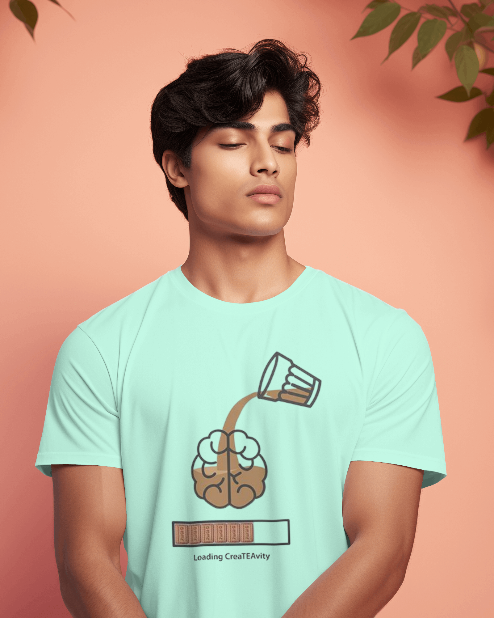 Unleash Your Creativity Men's Stretch T-Shirt | Teeyatra | Abstract