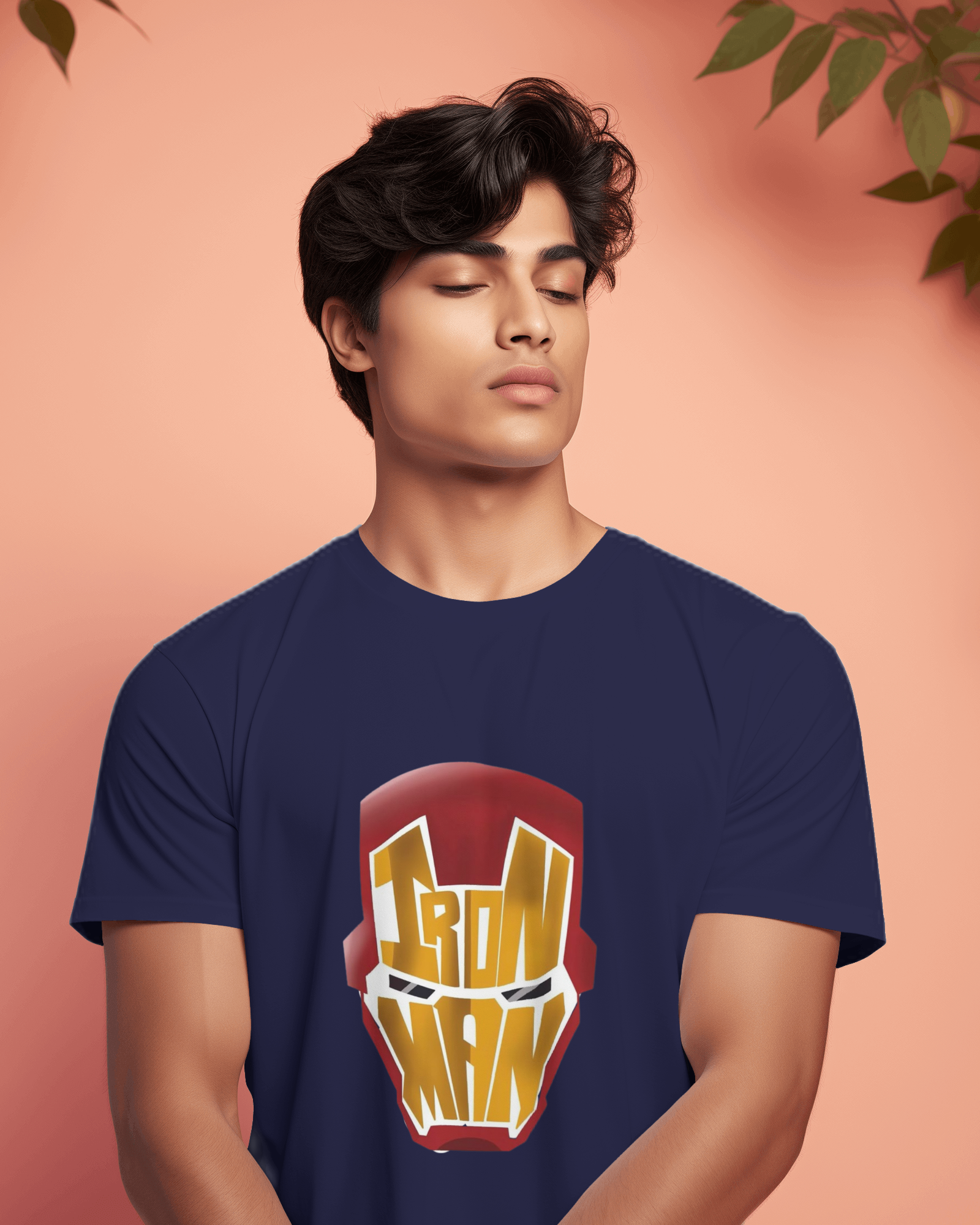 Marvel's Iron Man Core Symbol Men's Classic Crew T-Shirt | Teeyatra