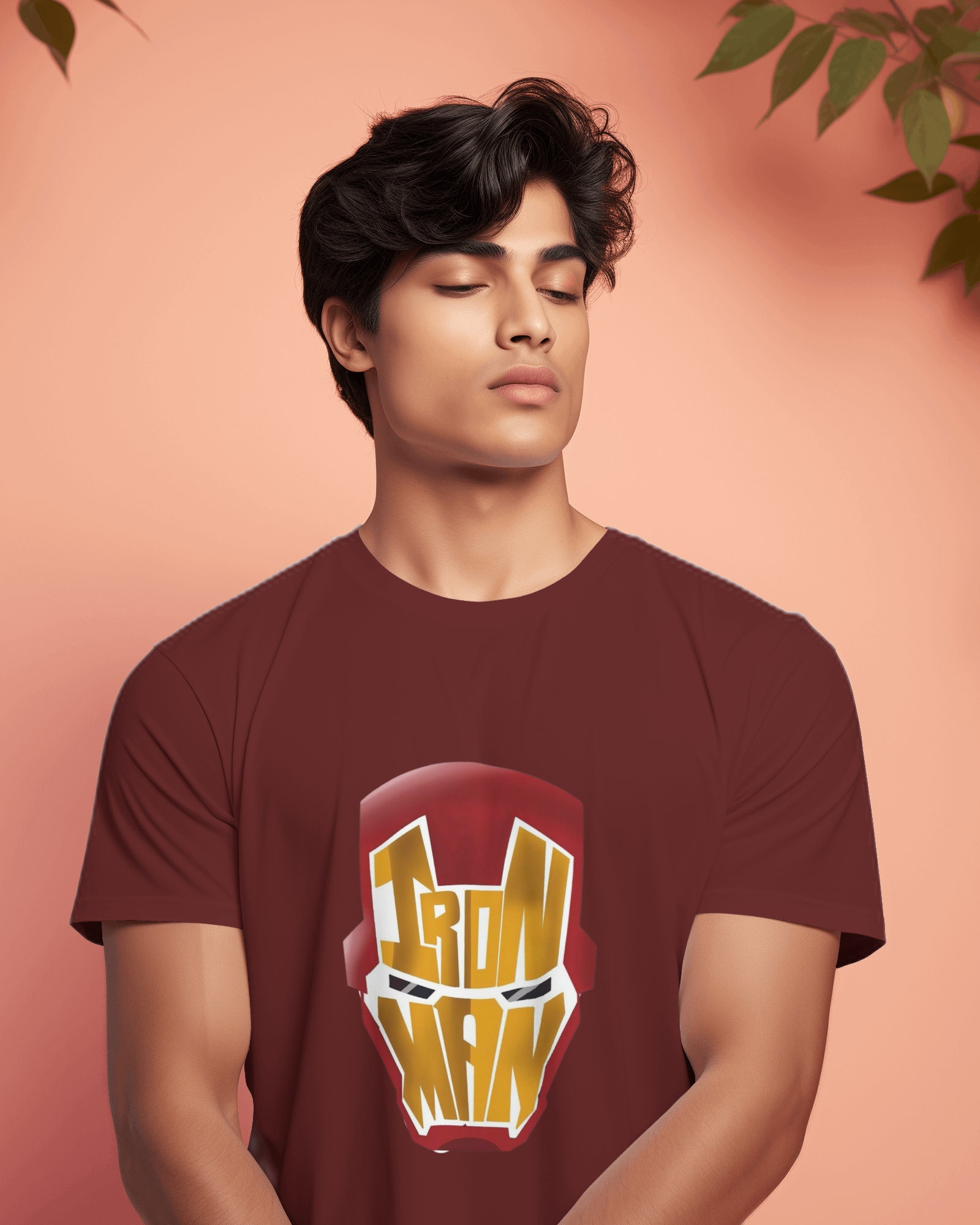 Marvel's Iron Man Core Symbol Men's Classic Crew T-Shirt | Teeyatra