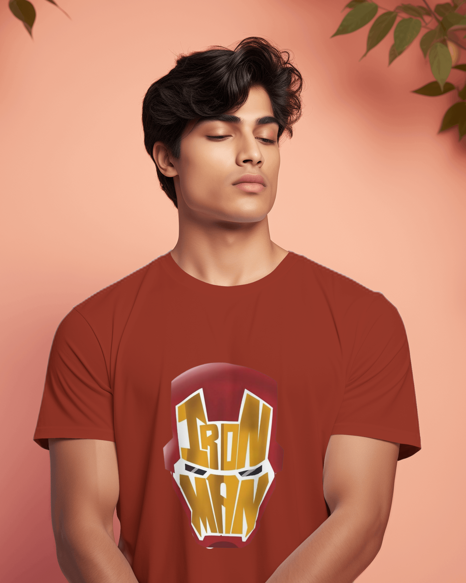 Marvel's Iron Man Core Symbol Men's Classic Crew T-Shirt | Teeyatra
