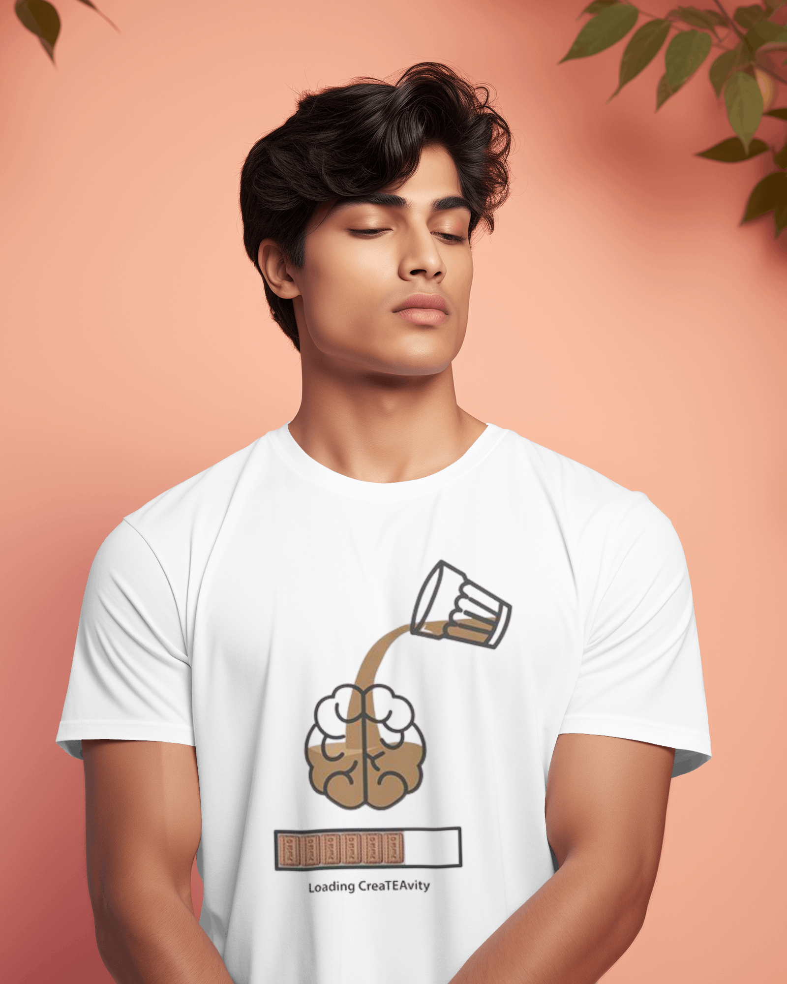 Unleash Your Creativity Men's Stretch T-Shirt | Teeyatra | Abstract