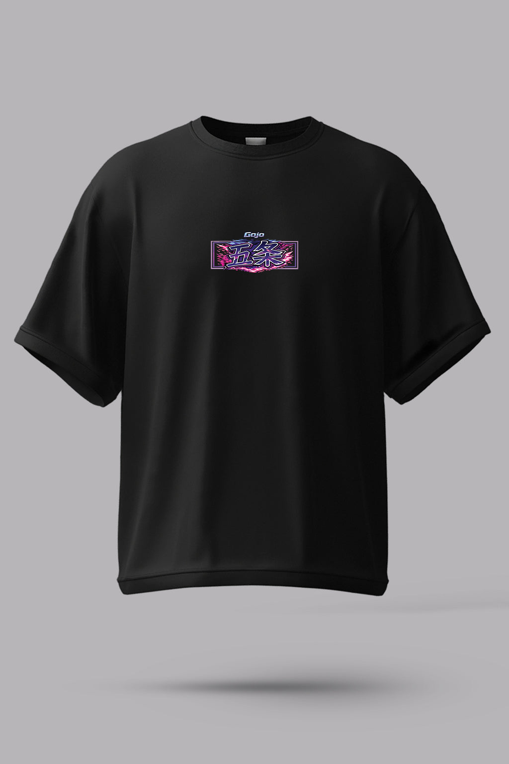 Limitless Anime Oversized T-Shirt – 240 GSM French Terry | Premium DTF Back Print | Unisex Streetwear