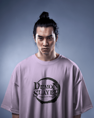 Tanjiro Kamado Men's Terry Oversized Tee | Demon Slayer  | Teeyatra | Anime