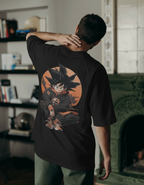 Dragon Ball Z: Urban Saiyan Edition – Premium 240 GSM Heavyweight Oversized T-Shirt