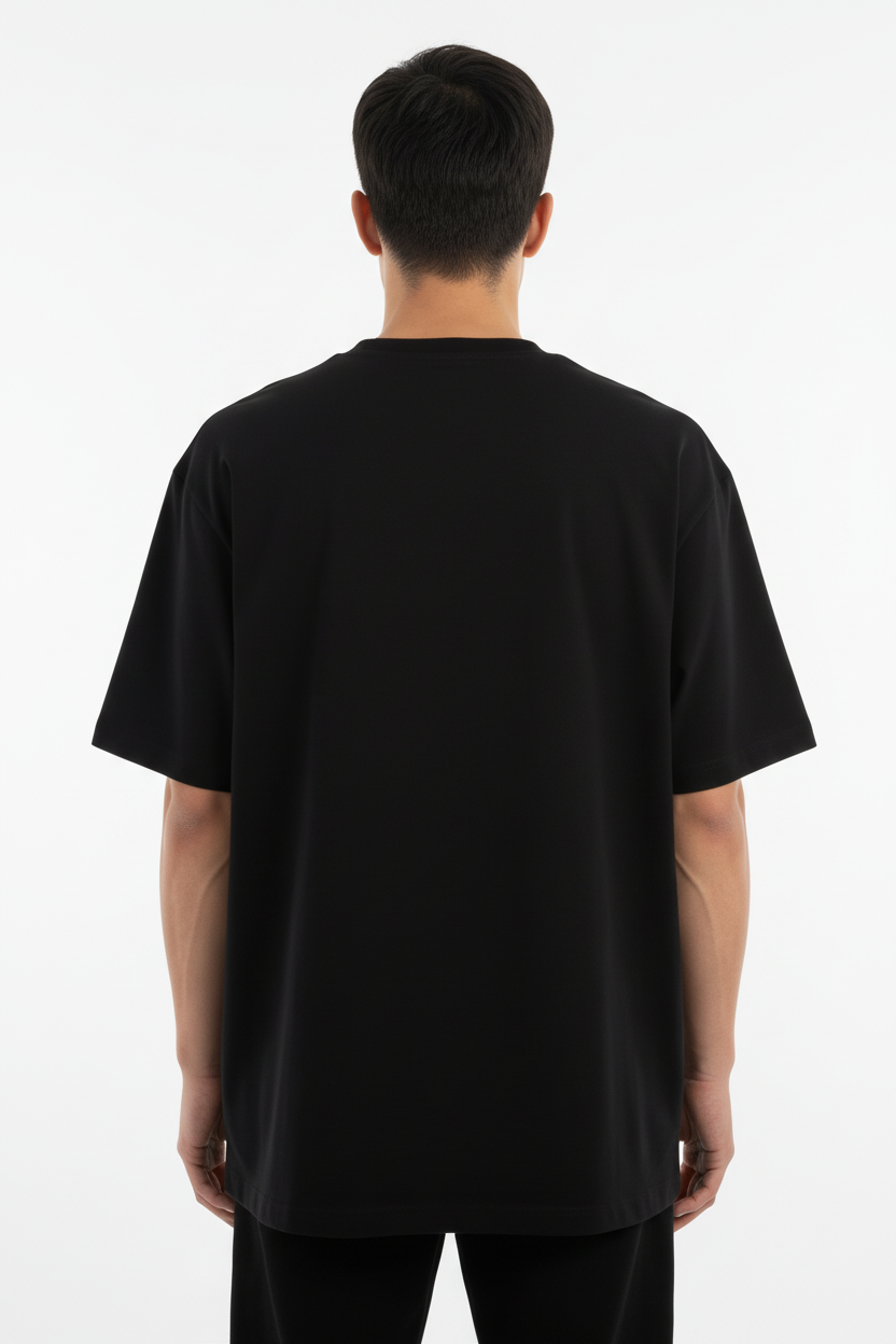 Men’s 240 GSM Oversized French Terry T-Shirt | Heavyweight Streetwear Tee