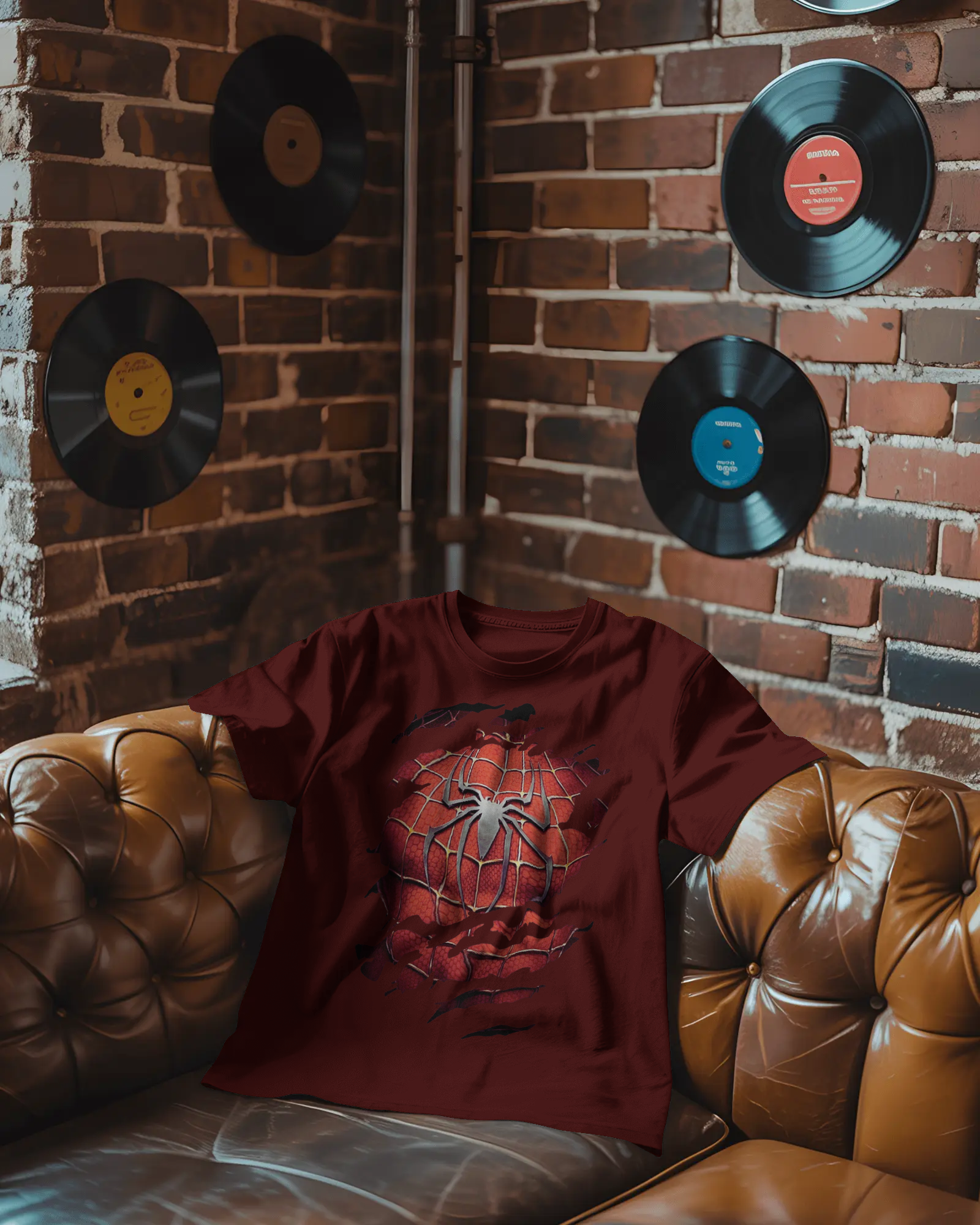 Unleash Your Inner Marvel Spider-Man Ladies Classic Crew T-Shirt | Teeyatra