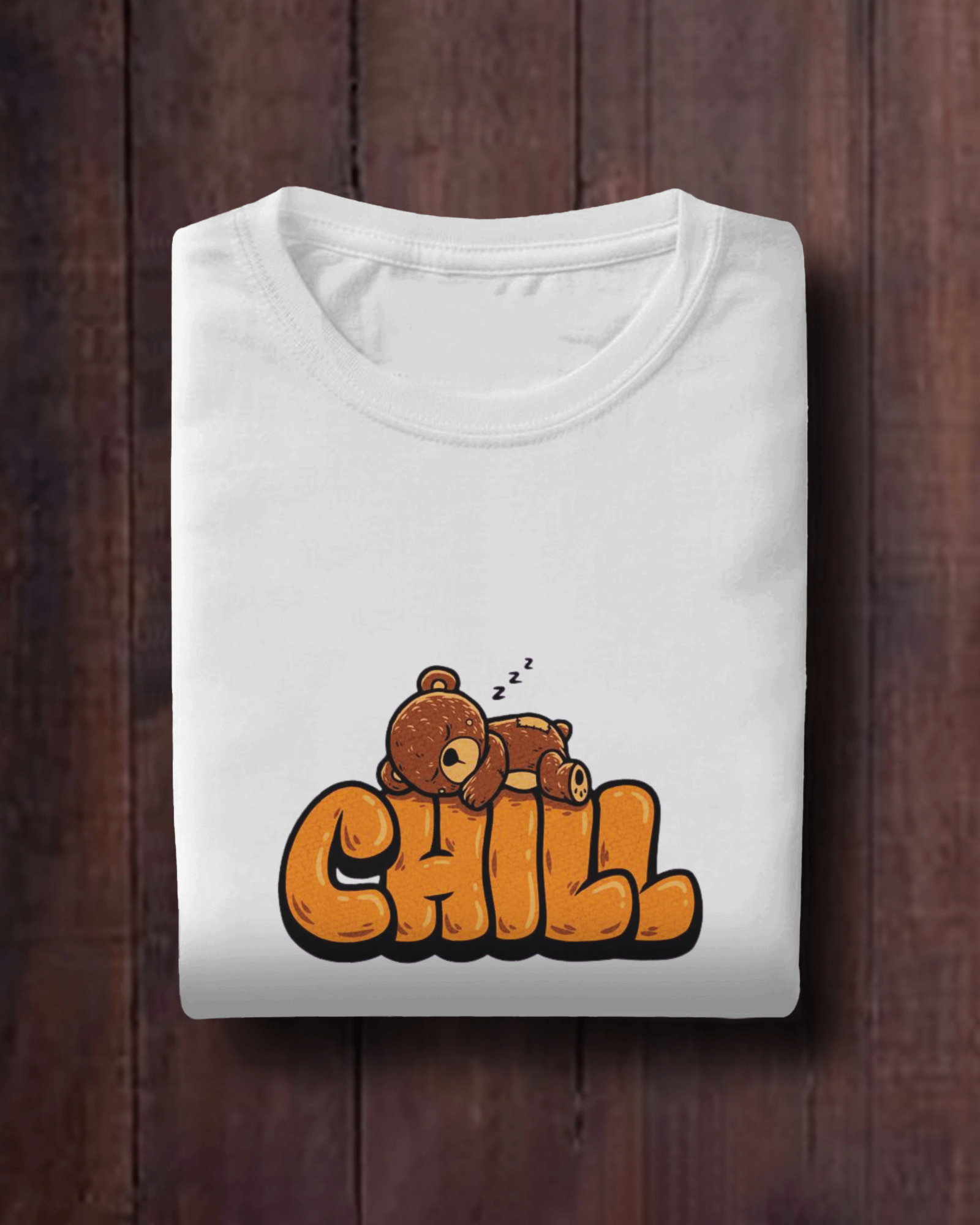 Chill Mode On Men's Full Sleeve T-Shirt | Teeyatra | Cartoon