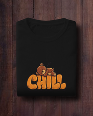 Chill Mode On Men's Full Sleeve T-Shirt | Teeyatra | Cartoon