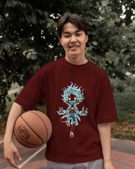 Unleashed Joy Boy Unisex Oversized Classic T-shirt | Teeyatra | Anime