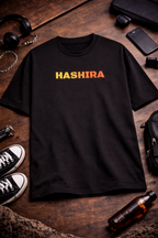 Hashira Unleashed: The Elite Nine Oversized Graphic Tee
