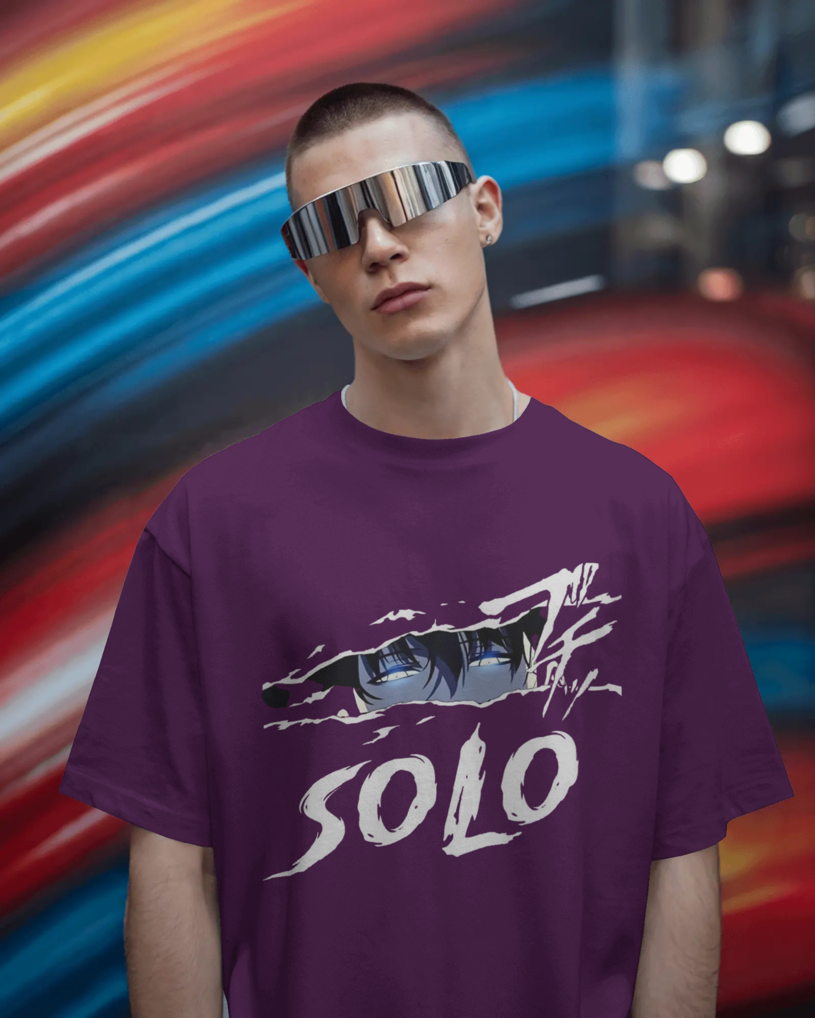 Solo Leveling Sung Jin-woo Men's Oversized Classic T-shirt | Teeyatra | Anime
