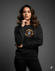 Arc Reactor Power Pullover Ladies Sweatshirt | Teeyatra | Marvel