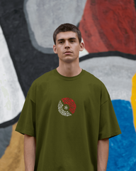 Charmander & Charizard Evolution Men's Oversized Classic T-shirt | Teeyatra | Anime