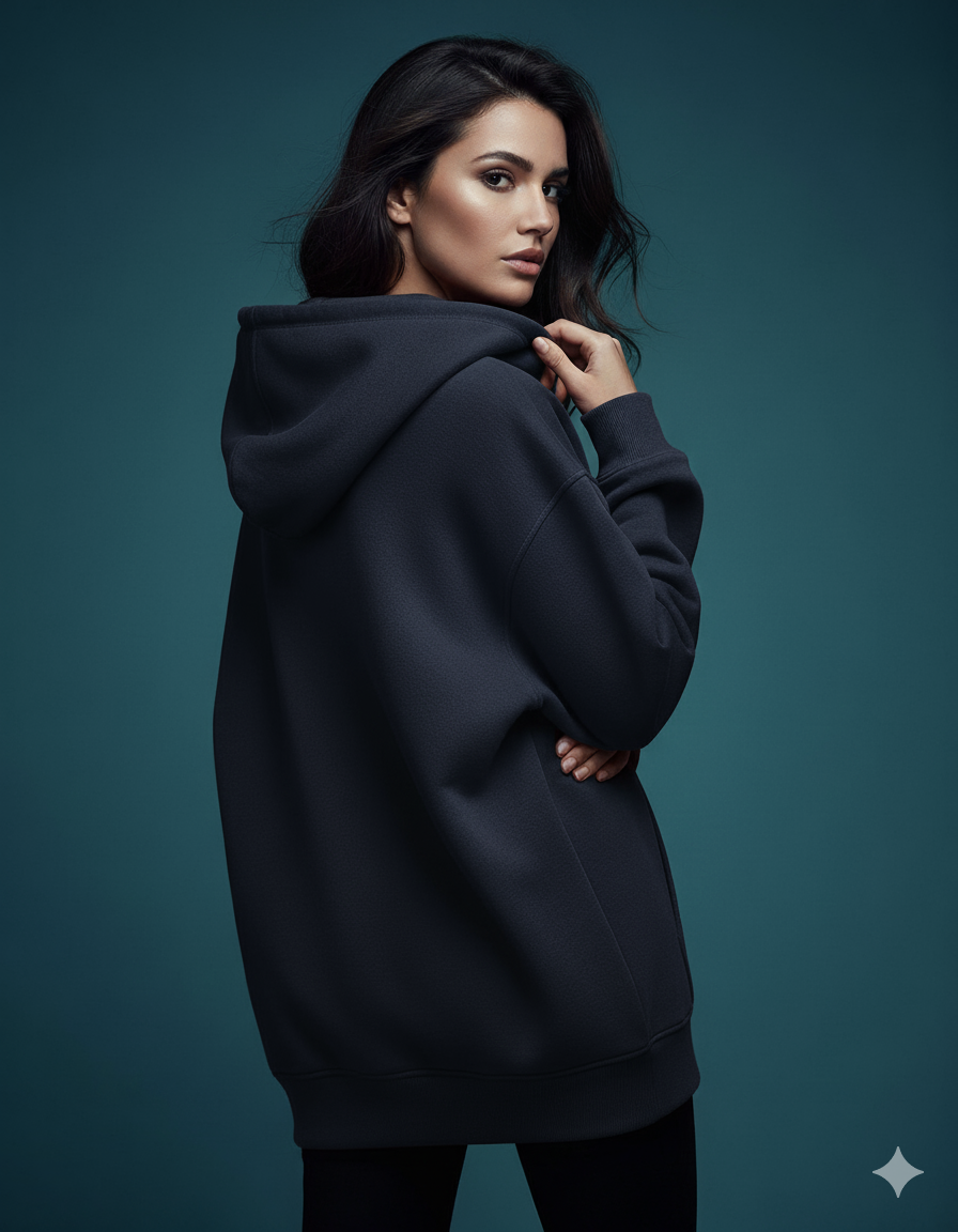 The Essential Comfort Ladies Oversized Hoodie | Teeyatra